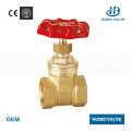 Female Thread Forged Brass Gate Valve Casting Handle